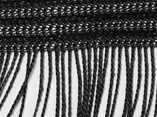 black noodle string curtain 300cm x 400cm b1