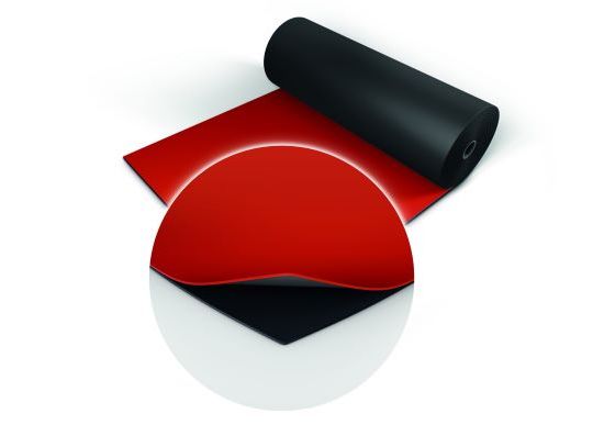 tapis de danse noir rouge