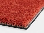 saxony plain velvet fabric carpet tiles 50cm x 50cm bfl‑s1